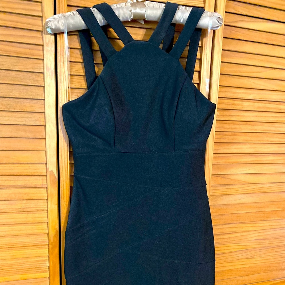 Emerald Sundae Black mini dress